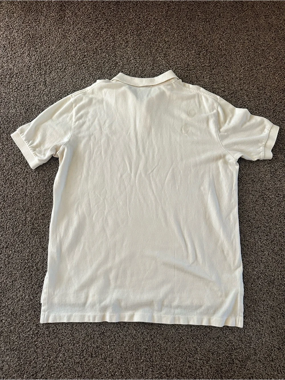 Vintage Ralph Lauren Men’s Cream Polo